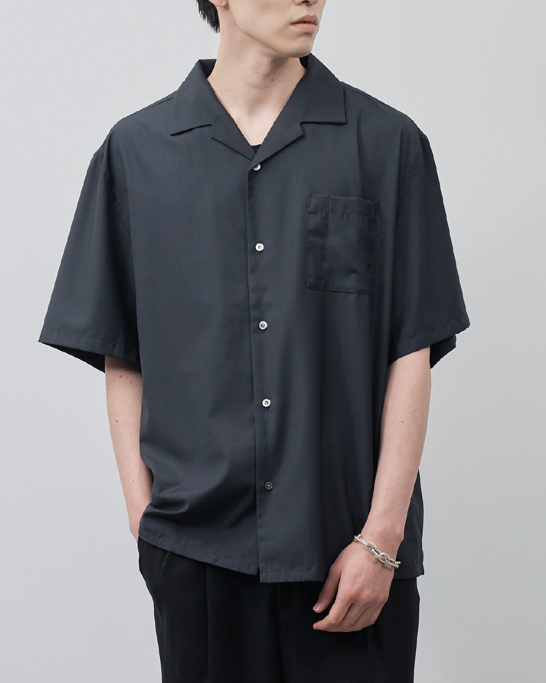 Italian Open-Collar S/S Shirt -夏の大人に、ちょうどいい開襟シャツ